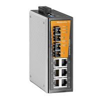 Weidmüller 1241020000 netwerk-switch Managed Fast Ethernet (10/100) Zwart, Grijs, Oranje, Zilver - thumbnail