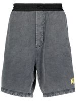 DSQUARED2 short de sport à logo imprimé - Gris