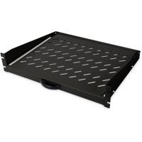 Digitus DN-19-TRAY-2-450-SW 19 inch Apparaatbodem voor patchkast 2 HE Geschikt voor kastdiepte: vanaf 450 mm Zwart, Zwart (RAL 9005) - thumbnail