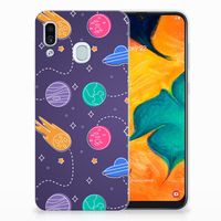 Samsung Galaxy A30 Silicone Back Cover Space - thumbnail