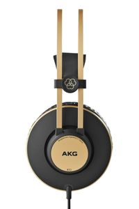 AKG Harman K92 Over Ear koptelefoon Studio Kabel Zwart, Goud