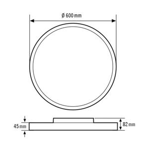 ESYLUX EO10850653 EO10850653 LED-plafondlamp LED Wit