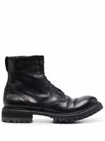 Premiata bottines en cuir poli - Noir