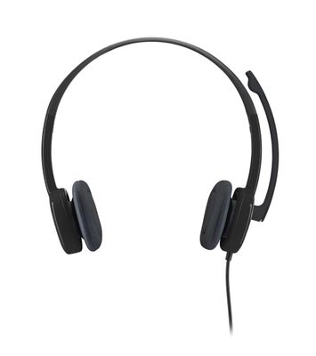 Logitech H151 On Ear headset Computer Kabel Stereo Zwart Ruisonderdrukking (microfoon), Noise Cancelling Volumeregeling, Microfoon uitschakelbaar (mute)