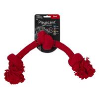 JACK AND VANILLA, Duurzaam touw voor honden, rundsmaak, ideaal voor interactief spelen en tandreiniging, lengte 48 cm, natuurlijke kleur, model Playscent