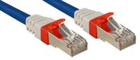 LINDY 45382 RJ45 Netwerkkabel, patchkabel CAT 6 S/STP 30.00 m Blauw 1 stuk(s) - thumbnail