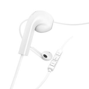 Hama In Ear oordopjes HiFi Kabel Stereo Wit Volumeregeling