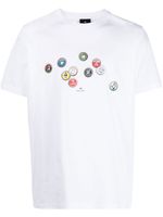 PS Paul Smith t-shirt en coton à imprimé graphique - Blanc