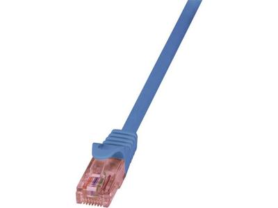 LogiLink CQ2066U RJ45 Netwerkkabel, patchkabel CAT 6 U/UTP 3.00 m Blauw Vlambestendig, Snagless 1 stuk(s) LogiLink CQ2066U RJ45 Netwerkkabel, patchkabel CAT 6 U/UTP 3.00 m Blauw Vlambestendig, Snagless 1 stuk(s)
