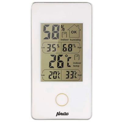 Alecto Digitale binnenthermometer wit - WS-75 Alecto Digitale binnenthermometer wit - WS-75
