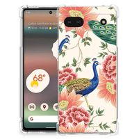 Case Anti-shock voor Google Pixel 6A Pink Peacock - thumbnail