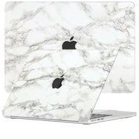 Lunso MacBook Air 13 inch M2/M3 (2022-2024) cover hoes - case - Marble Cosette - thumbnail