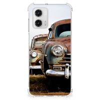 Motorola Moto G73 Anti-shock Hoesje met foto Vintage Auto