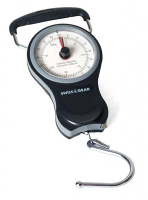 Gerimport bagageweegschaal tot 38 kg 14 cm staal zwart/grijs Gerimport bagageweegschaal tot 38 kg 14 cm staal zwart/grijs