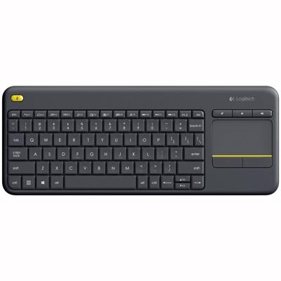 Wireless Touch Keyboard K400 Plus - Toetsenbord - draadloos - 2.4 GHz - Spaans - zwart