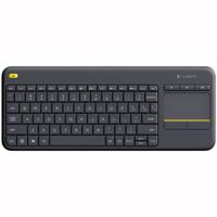 Wireless Touch Keyboard K400 Plus - Toetsenbord - draadloos - 2.4 GHz - Spaans - zwart