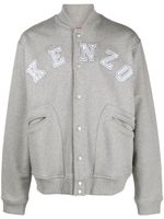 Kenzo veste bomber à logo brodé - Gris