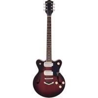 Gretsch G2655 P90 Streamliner Centerblock Junior DC Claret Burst semi-akoestische gitaar