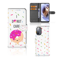 Motorola Moto G31 | G41 Book Cover Donut Roze - thumbnail