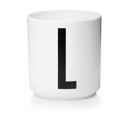 Design Letters - Personal Porcelain Cup L - White (10201000L)