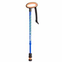 Flexyfoot wandelstok Blauw met ovale handvat