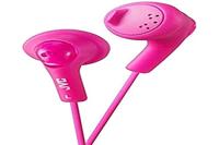 JVC Gumy In-ear Wired Hoofdtelefoon Oortelefoon Compatibel met iPod, iPhone, Samsung - Roze