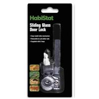 Habistat Glazen schuifdeurslot - 90mm - Vivarium deurslot met 2 sleutels