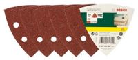 Bosch Accessories 2607019487 Deltaschuurpapier Met klittenband, Geperforeerd Korrelgrootte (num) 40 Hoekmaat 93 mm 25 stuk(s) - thumbnail