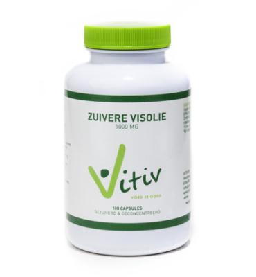 Vitiv Vitiv Zuivere Visolie 1000mg (100ca) Vitiv Vitiv Zuivere Visolie 1000mg (100ca)