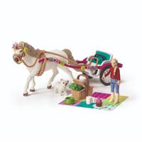 Schleich Horse Club Paard en Koets Speelset - thumbnail