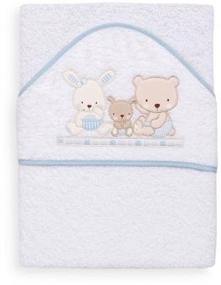 Interbaby handdoek beer 100 x 100 cm katoen licht