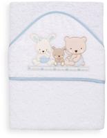 Interbaby handdoek beer 100 x 100 cm katoen licht