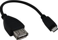 SCANPART   USB-adapter - micro-USB type B (M) naar USB (V) - USB OTG -