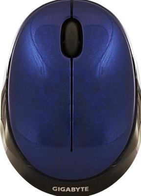 AIRE M1 - Muis - met bekabeling - USB - blauw, zwart