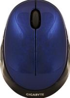 AIRE M1 - Muis - met bekabeling - USB - blauw, zwart