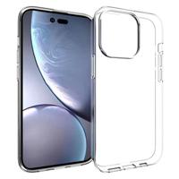 Antislip iPhone 14 Pro TPU Hoesje - Doorzichtig