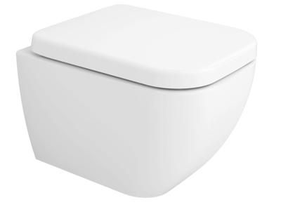 BWH Design Sky verkort wandcloset 47cm + softclose zitting wit