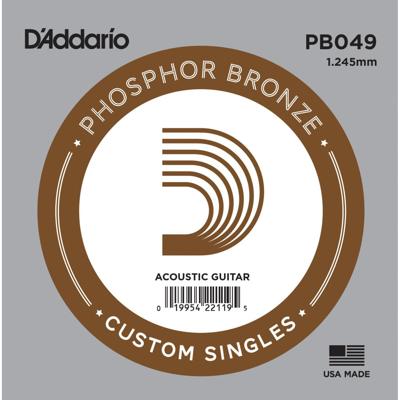 D'Addario PB049 snaar voor muziekinstrumenten 1 stuk(s) Gitaar D'Addario PB049 snaar voor muziekinstrumenten 1 stuk(s) Gitaar