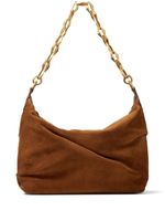 Jimmy Choo sac porté épaule Diamond Soft Hobo - Marron