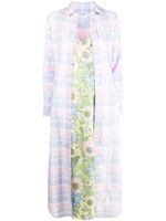 Thom Browne robe-chemise à carreaux - Rose - thumbnail