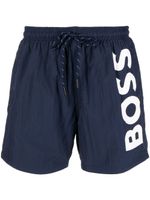 BOSS short de bain à logo imprimé - Bleu - thumbnail