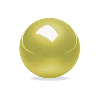 perixx PERIPRO-303 GYL – 34 mm trackball – reservetrackball voor M570, PERIMICE-517/520/717/720 en andere compatibele trackbalmuizen – glanzend goud