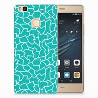 Huawei P9 Lite Hoesje maken Cracks Blue