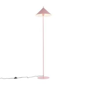 QAZQA Design vloerlamp roze - Triangolo