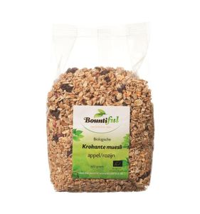 Granola appel rozijn muesli bio