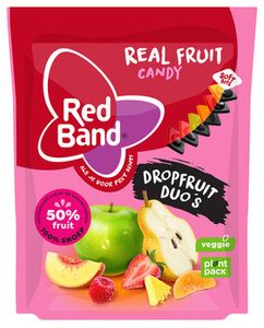 Red Band Red Band - Real Fruit Candy Duo 190 Gram 10 Stuks