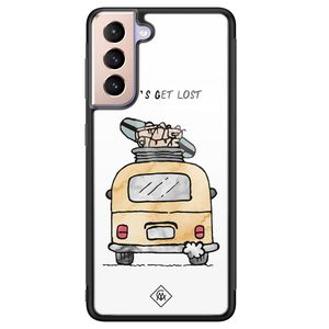 Samsung Galaxy S21 Plus glazen hardcase - Let's get lost