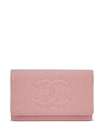 CHANEL Pre-Owned porte-clés en cuir (2023) - Rose