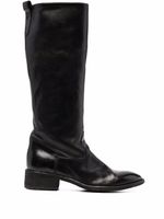 Officine Creative bottes en cuir - Noir