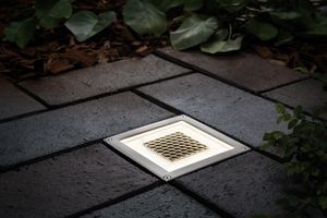 Paulmann Set vloerinbouwlampen Solar Cube LED Edelstaal, set van 1